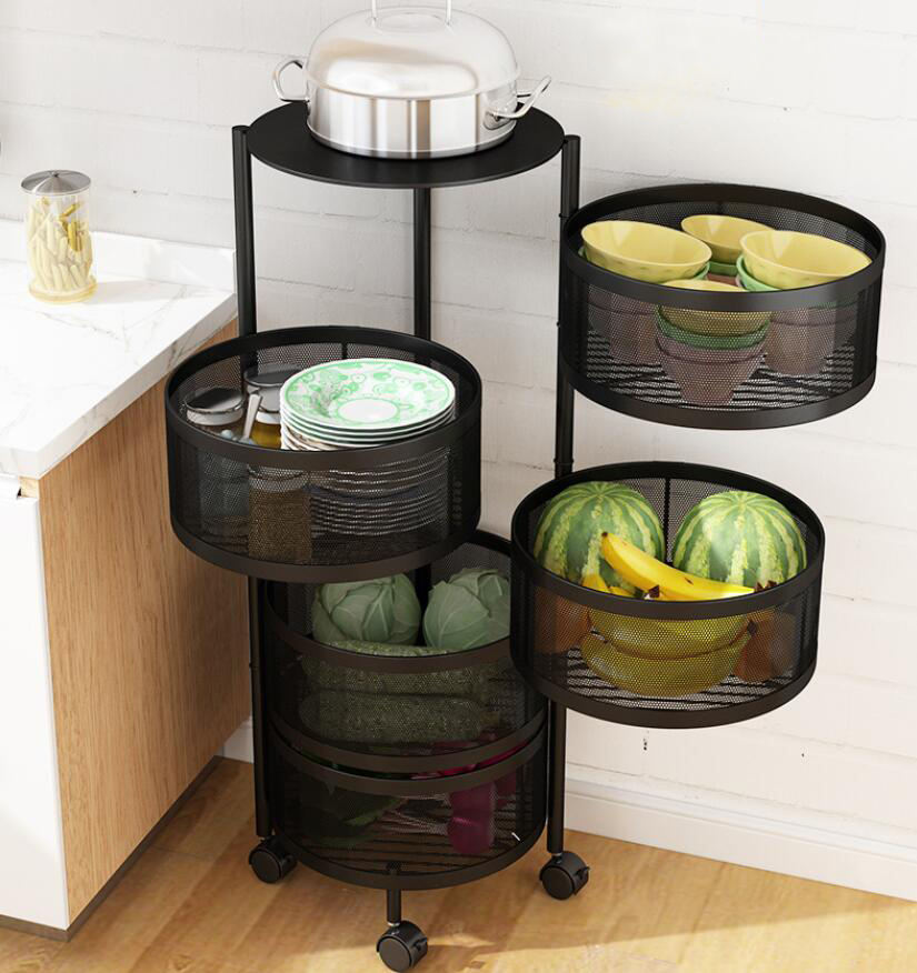 4-Tier Storage Organizer – Space-Saving Kitchen & Home Rack
