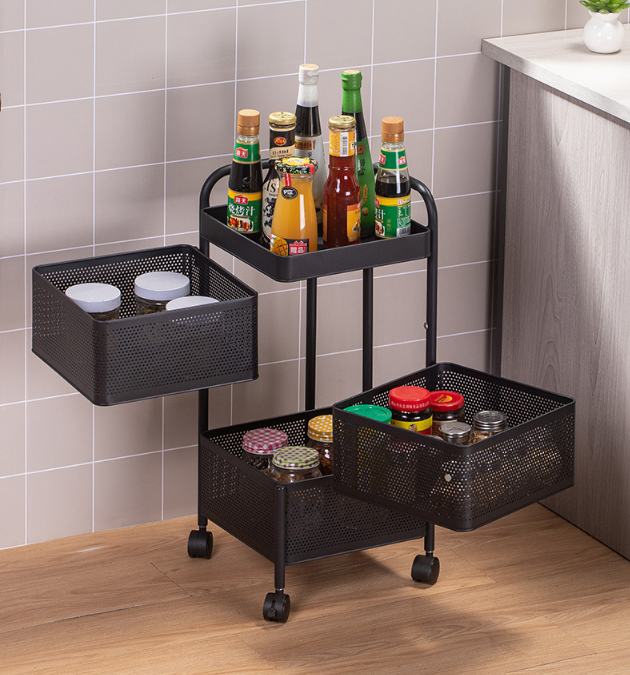 4 Tier Multifunctional Square Storage Organizer