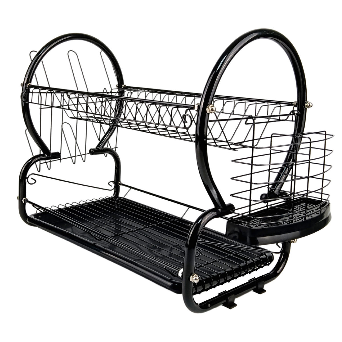 2-Tier Wire Dish Rack – Space-Saving Kitchen Organizer