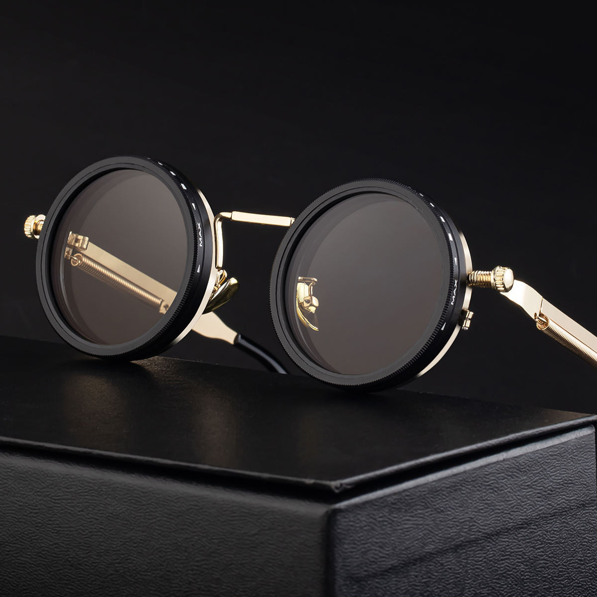 Retro Steampunk Polarized Sunglasses BY-8126
