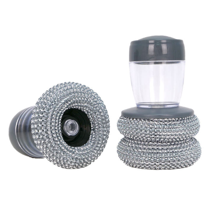2-in-1 Dish Soap Dispenser with Sponge Holder