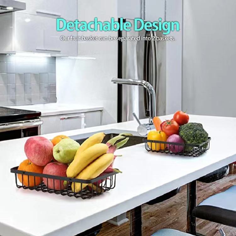 2-Tier Fruit & Vegetable Storage Basket – Kitchen Organizer