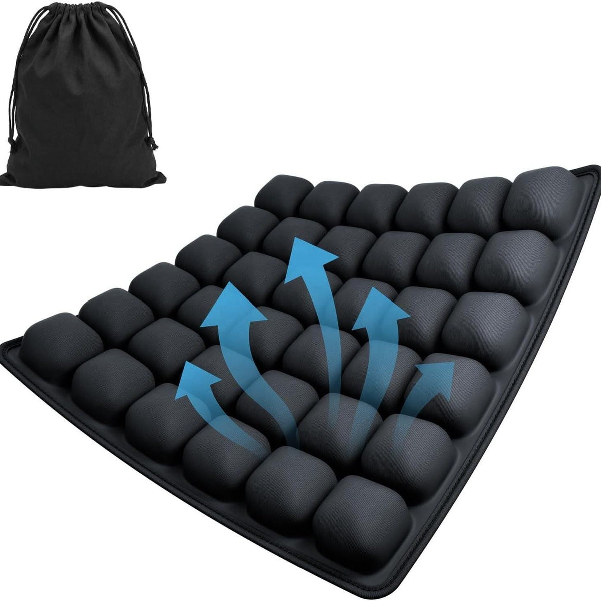 3D Travel Seat Cushion – Ergonomic Airplane & Office Comfort Cushion