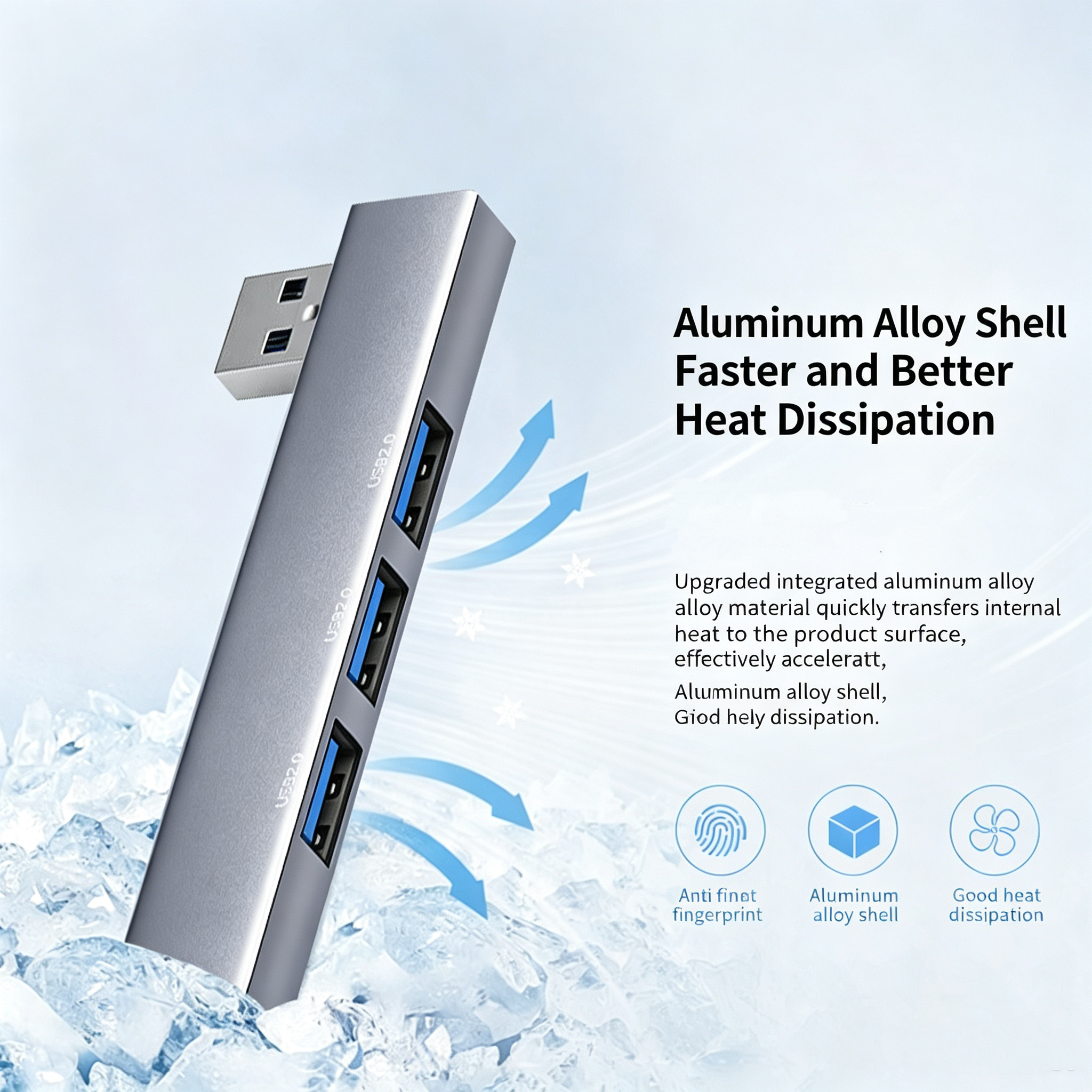 USB 3.0 Type-C Multi-Port Hub Adapter
