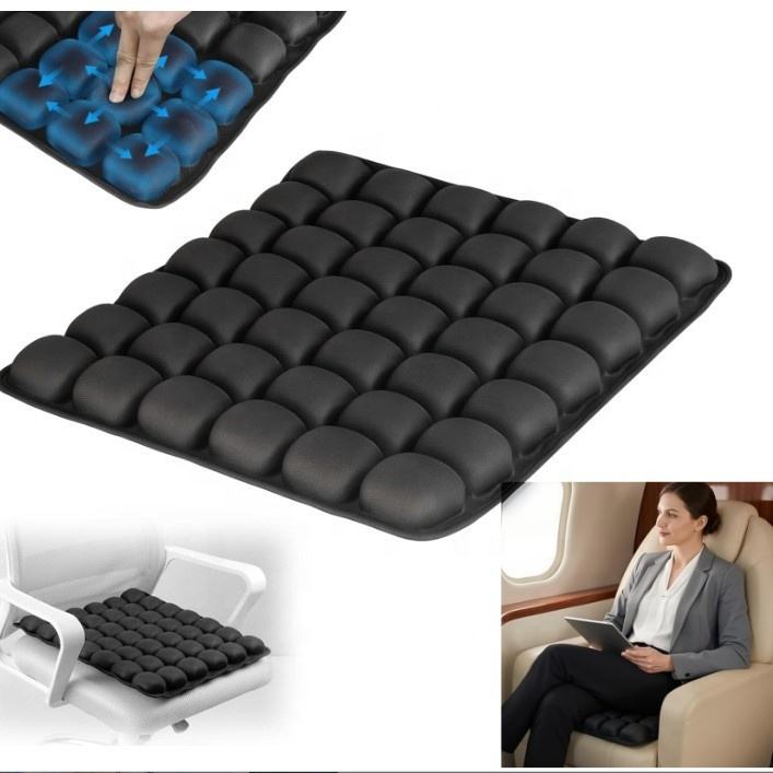 3D Travel Seat Cushion – Ergonomic Airplane & Office Comfort Cushion