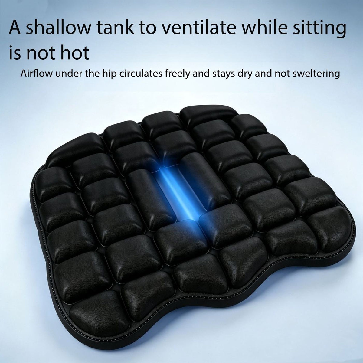 3D Travel Seat Cushion – Ergonomic Airplane & Office Comfort Cushion