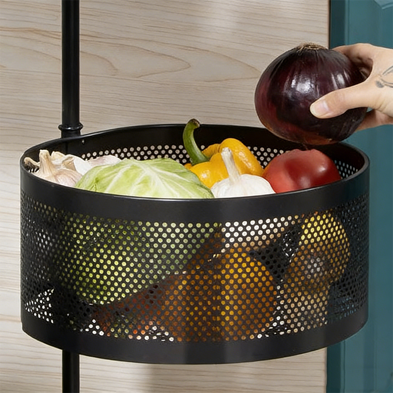 4-Tier Storage Organizer – Space-Saving Kitchen & Home Rack