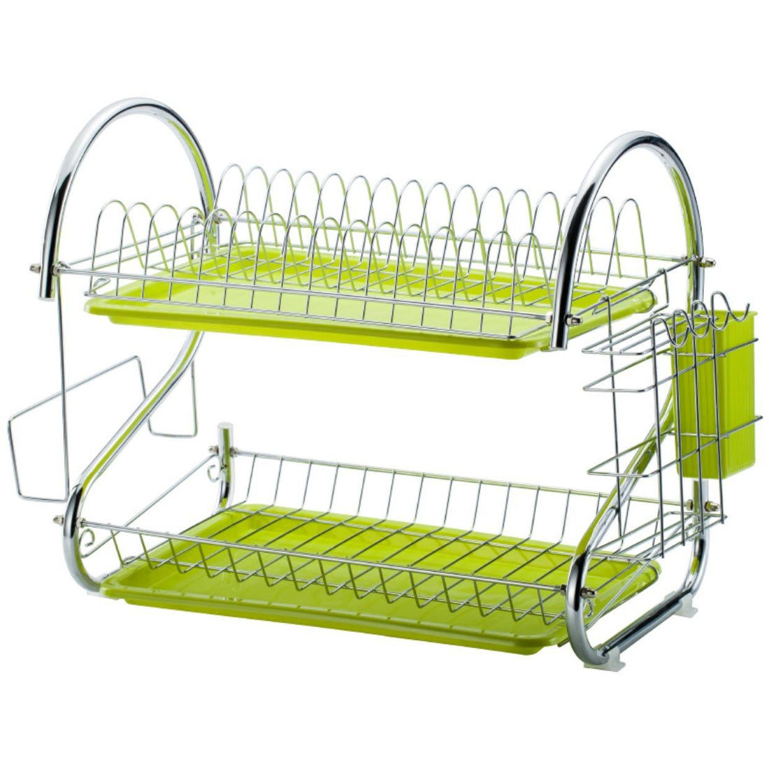 2-Tier Wire Dish Rack – Space-Saving Kitchen Organizer