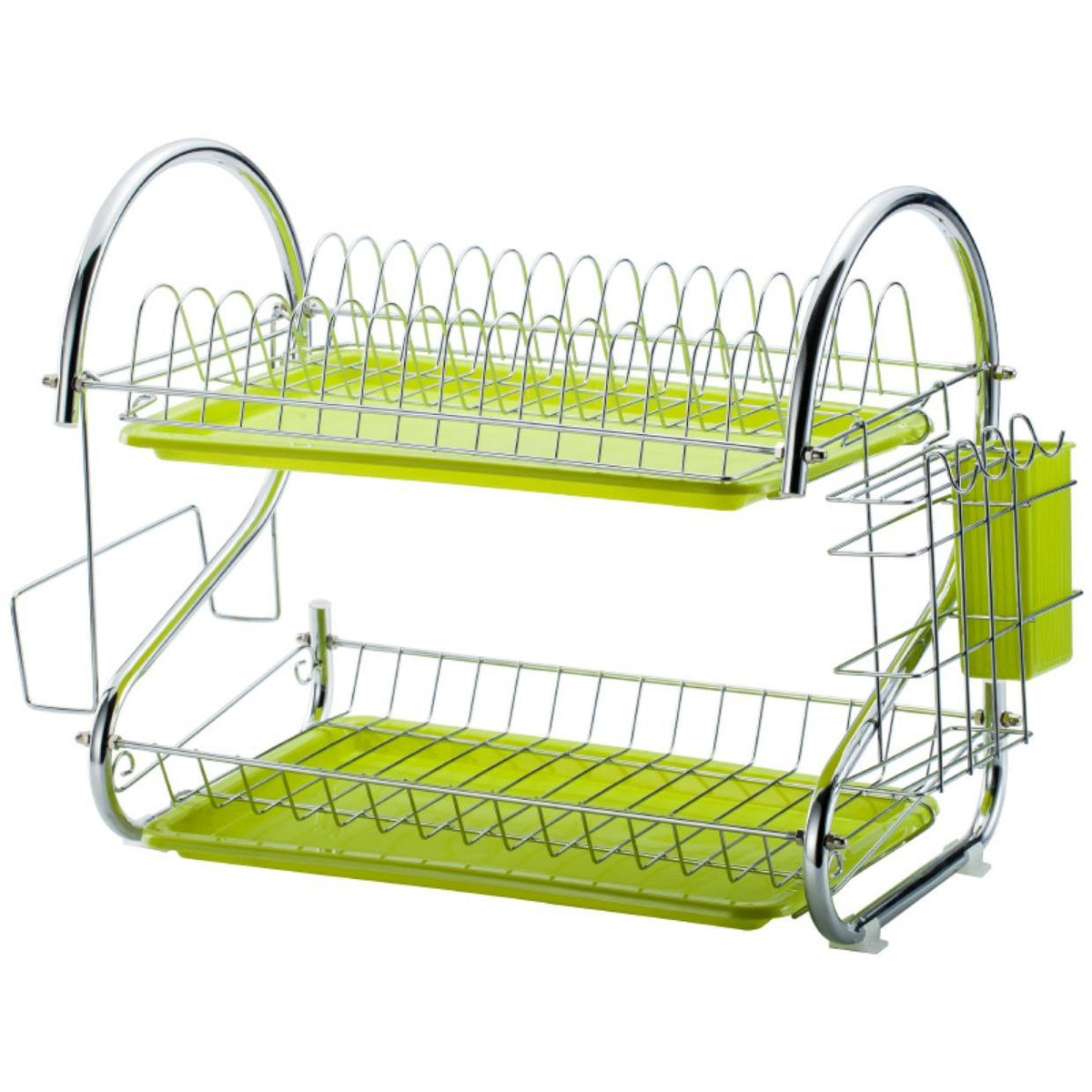2-Tier Wire Dish Rack – Space-Saving Kitchen Organizer