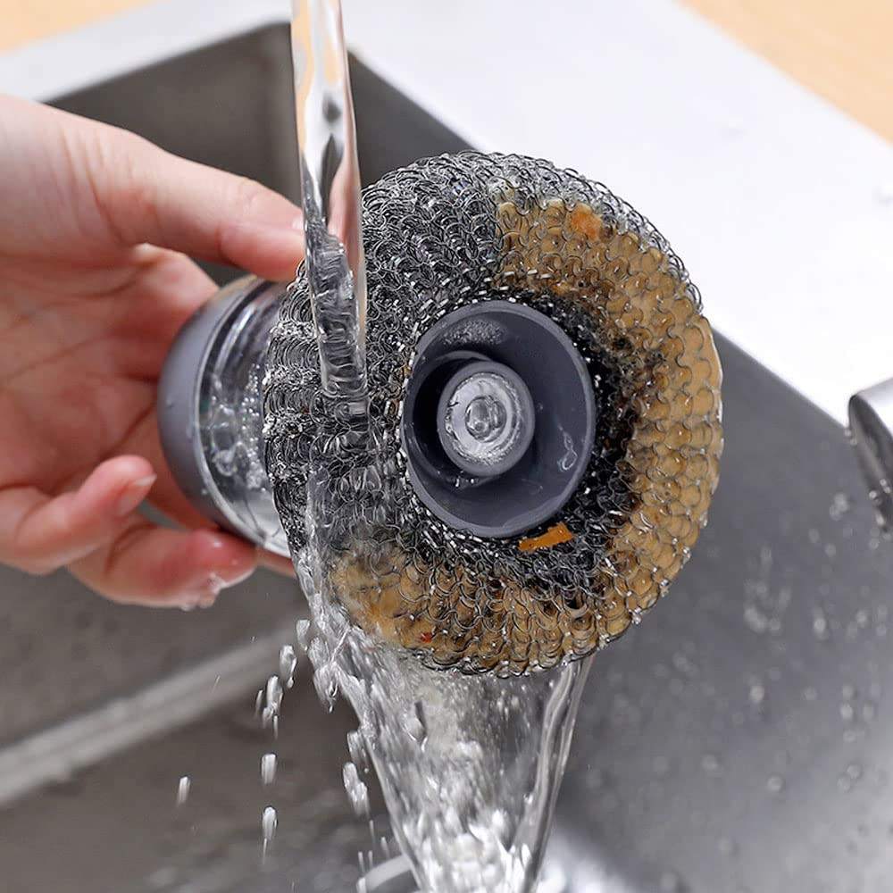 2-in-1 Dish Soap Dispenser with Sponge Holder