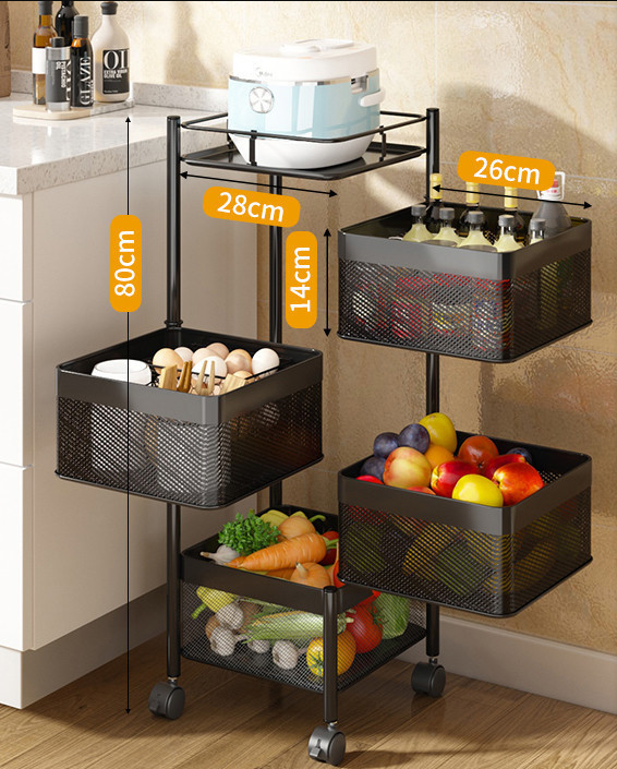 3 Tier Multifunctional Square Storage Organizer