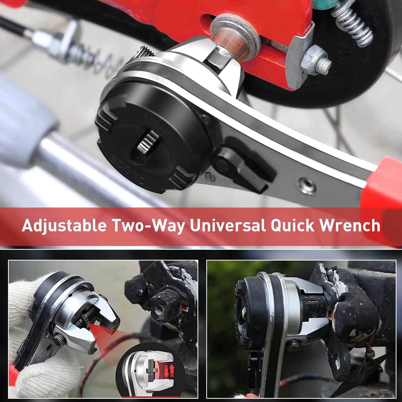 360° Multifunctional Ratchet Wrench – Adjustable Universal Grip Tool