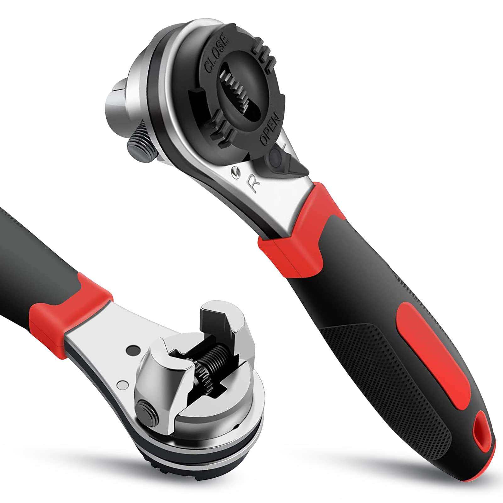 360° Multifunctional Ratchet Wrench – Adjustable Universal Grip Tool
