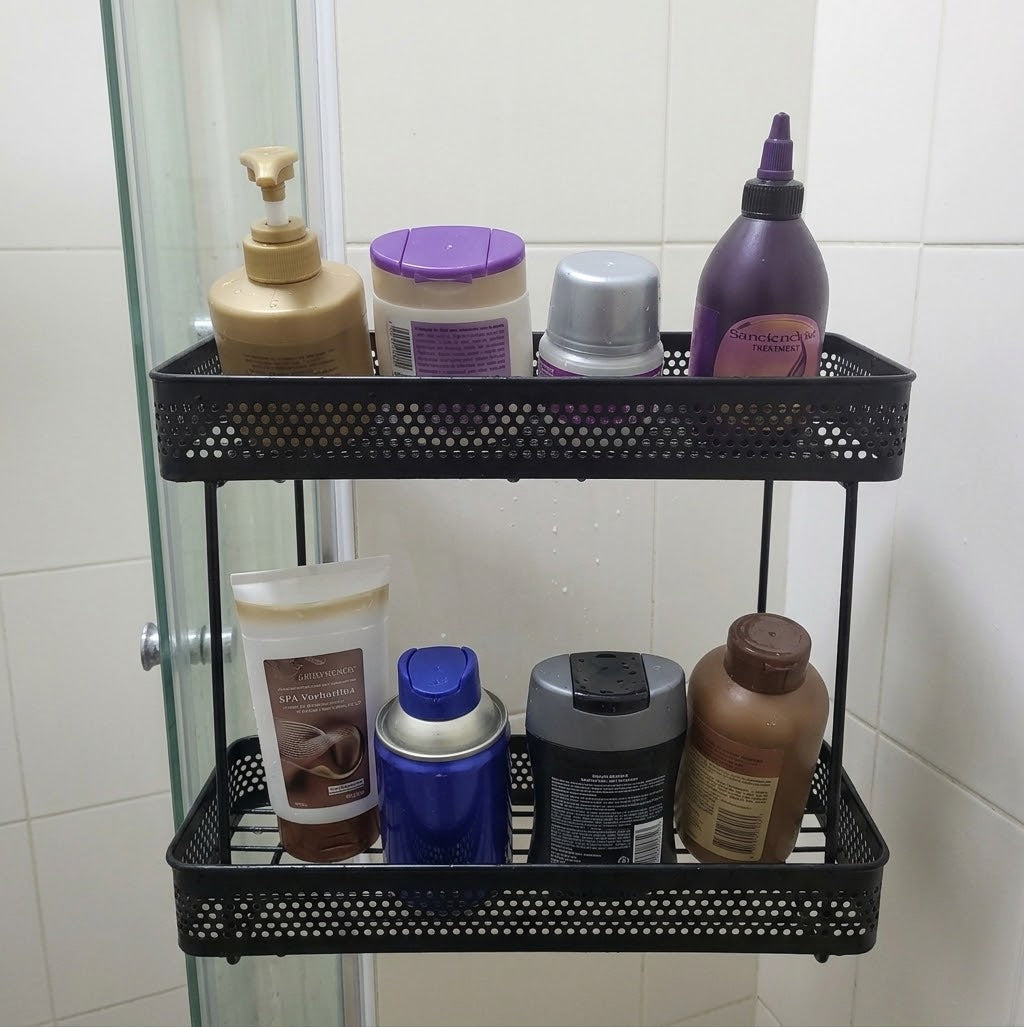 2-Tier Bathroom Shower Storage Rack