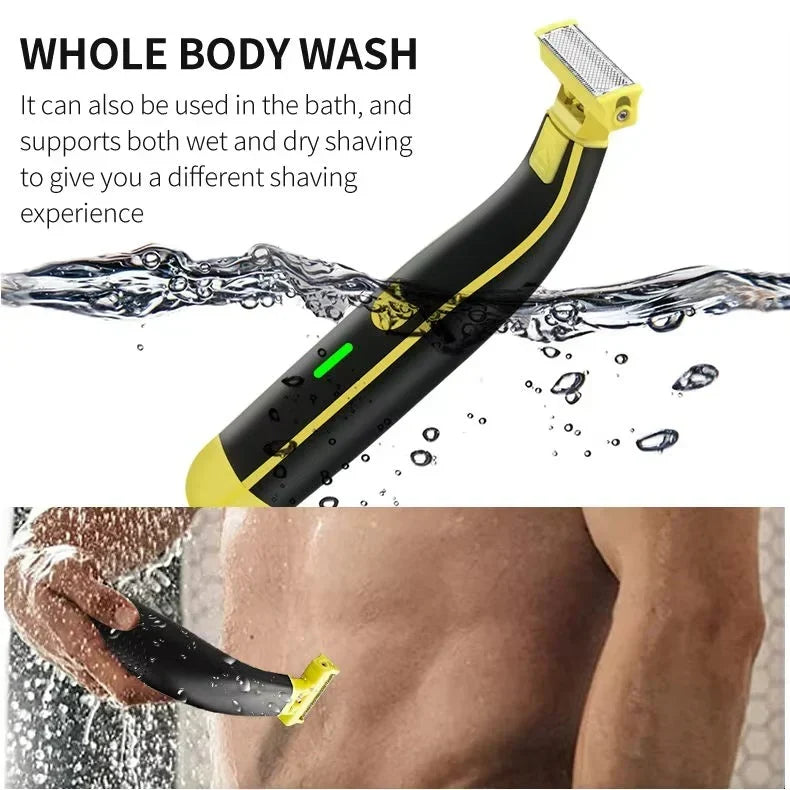 Aqua Trim Pro Waterproof Body Shaver for Men