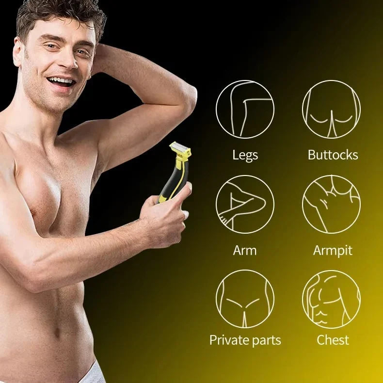 Aqua Trim Pro Waterproof Body Shaver for Men
